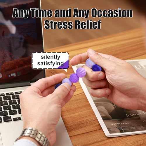 Magnetic Fidget Balls, 6 Pack Silicone Sensory Toys for Adults & Teens