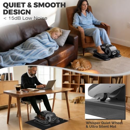Under Desk Elliptical Leg Exerciser as Seen on TV Sitting for Senior