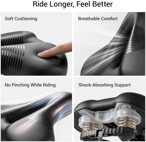 CURSOR Exercise Bike, Magnetic Friction Stationary Bikes for Home with APP