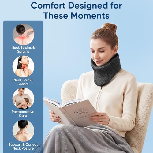 Neck Brace Cervical Collar for Neck & Travel Support