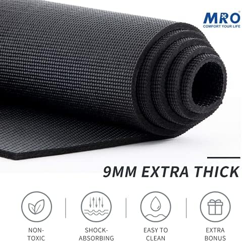 MRO Extra Large Yoga Mat, 12'x6'/9'x6'/7'x5'/6'x4' (9MM)