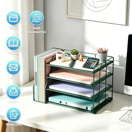 gianotter 4-Tier Paper Organizer With Magazine Holder