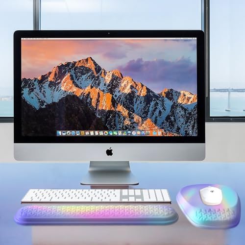 Ergonomic Mouse Pad with Wrist Rest, Memory Foam Support for Office