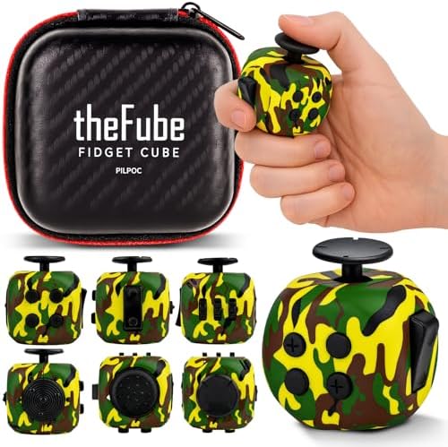 PILPOC theFube Fidget Cube Infinity Cube for Adults & Kids (Forest Shadow)