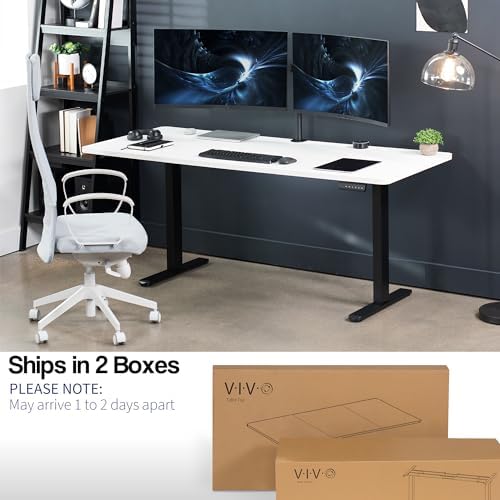 VIVO White 71 x 30 in Standing Desk, DESK-KIT-E2B7W