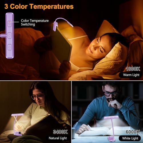 Gritin 19 LED Rechargeable Book Light for Reading in Bed