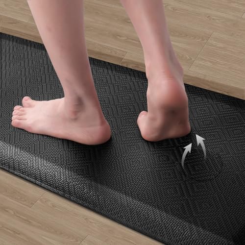 Anti-Fatigue Kitchen Mats for Floor Standing and Comfort Desk Mats 32"x20"