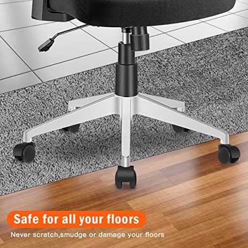 Omyoffice Office Chair Replacement Wheels - 2 in Set of 5 Plastic Casters