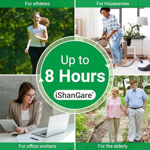 ishancare Back Patches, 24 Count Long Lasting Heat Patches, 8 Hour Deep Hot for Knee, Back, Neck, Shoulder, Muscle, Joint