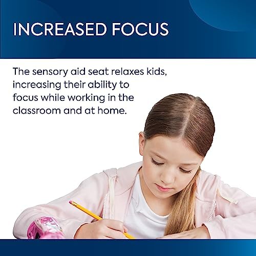 BouncyBand Sit & Twist Active Seat Cushion – 12” D Sensory Cushion for Kids Up to 300lbs – Sensory Tool Promotes Active Learning and Improves Focus and Productivity (Pack of 3)