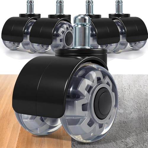11x22 mm Office Chair Wheel Replacement(Set of 5)