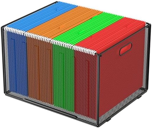 MaxGear Hanging File Organizer Box, Letter Legal Size File Folder Organizer
