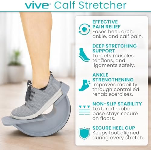 Vive Foot Rocker - Calf Stretcher for Achilles Tendinitis, Heel, Feet, Shin