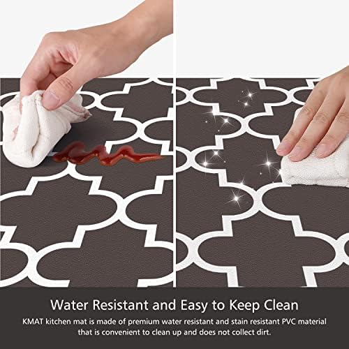 KMAT Kitchen Mat Set of 2,Cushioned Anti-Fatigue Kitchen Mats for Floor
