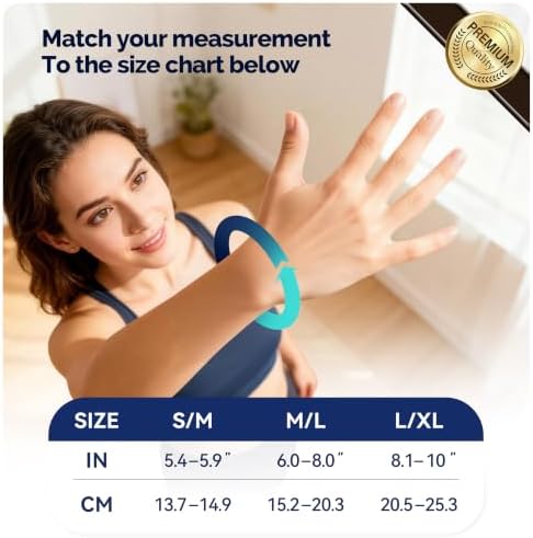 FEATOL Carpal Tunnel Wrist Brace 2 Pack, Splint Night Support Women Men