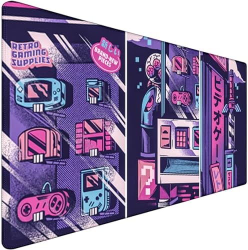 Japanese Comic Desk Mat Large Office Desk Pad, Gaming Mouse Pad