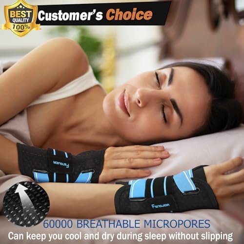 FENGJIDA Carpal Tunnel Wrist Brace for Night Sleep,Work,Typing Support
