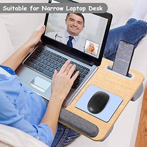 Dapesuom Small Mouse Pad, 5 x 6 Inch Thick Rubber Premium-Textured Non-Slip Portable & Washable Mini Mouse Mat for Women Men Wireless Laptops Keyboard Tray Gaming Work Computer Office Travel, Sky Blue