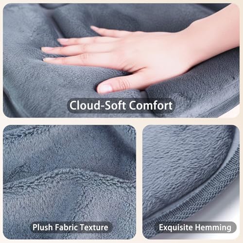 Back Massager With Heat, Lumbar Traction Seat Cushion For Home Office