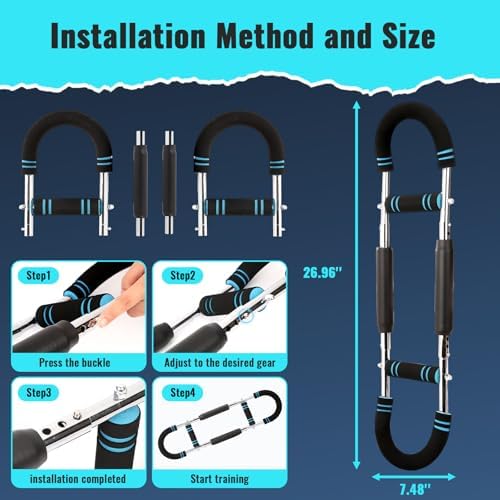 Twister Arm Trainer, Adjustable Chest Workout Equipment for Men & Women, Home Gym Strength Trainer