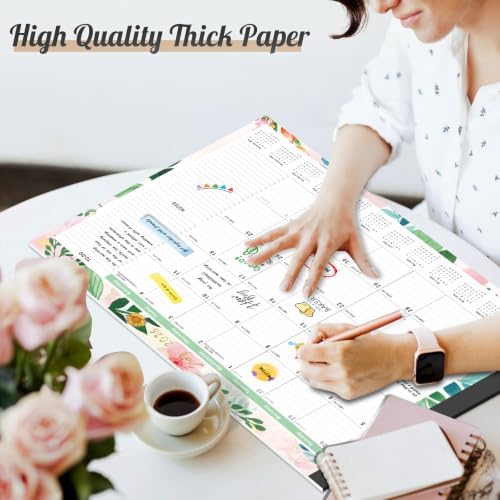 Large Desk Calendar 2026-2027,Jul 2026-Dec 2027,Gannyfer 18-Month Calendar