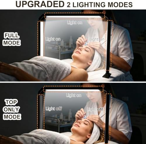 Half Moon Light for Nail Tech, 560 LEDs Professional Nail Desk Lamp
