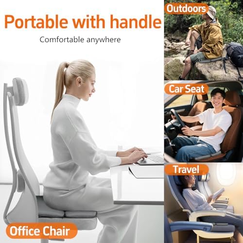 Sojoy 3 in 1 Gel Seat Cushion (Darkgray)