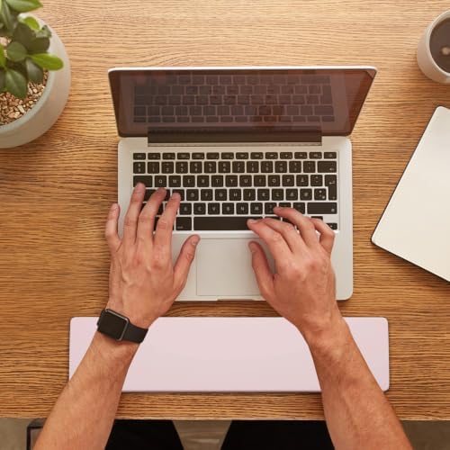 Sumgsn Pink Keyboard Wrist Rest, Gel Wrist Pad for Keyboard 60%/68%/70%