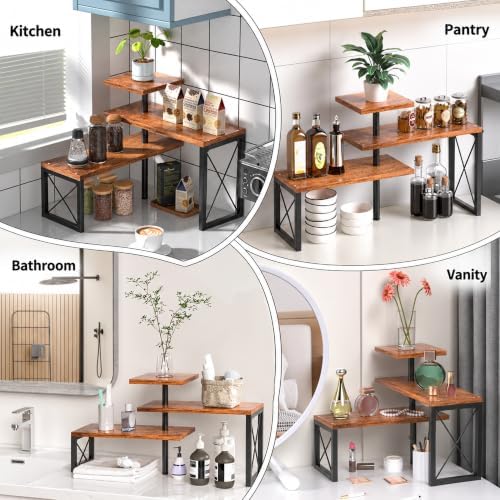 Corner Desk Shelf for Top of Desk Organizer Shelf, Countertop Organizer