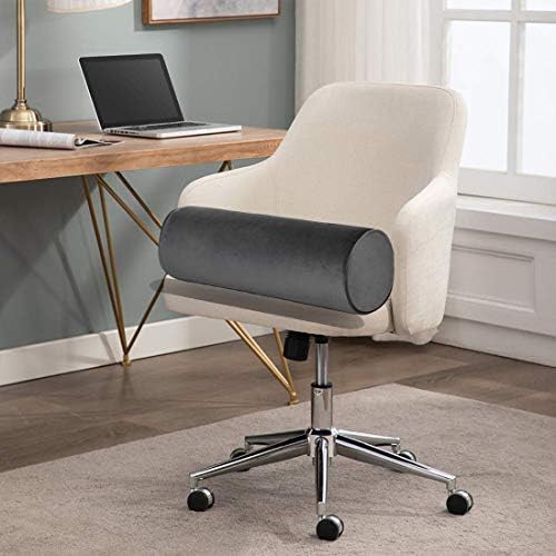 Tinbolunce Memory Foam Roll Pillow for Knee/Leg/Neck - Full Moon Bolster/Round Cylinder Pillow for Sleeping on Side or Back - Removable Cooling Cover Length 18" x 6" Diameter (Dark Gray)