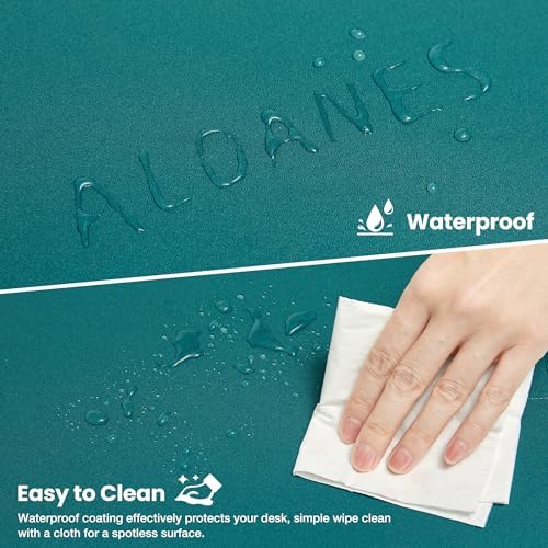 ALOANES Non-Slip Extended Mouse Pad Office&Home Desk Mat Stitched Edge