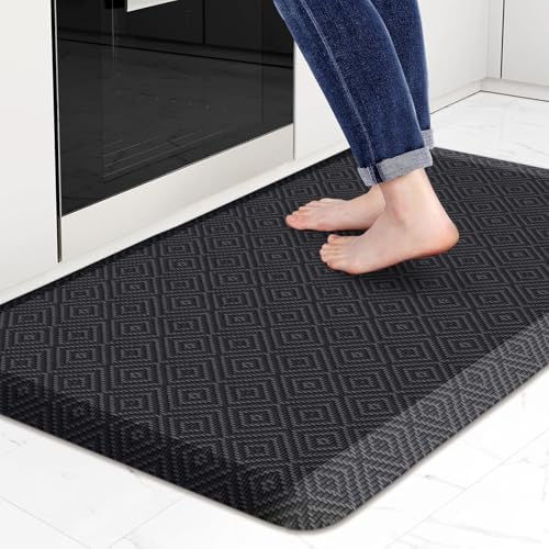 Anti-Fatigue Kitchen Mats for Floor Standing and Comfort Desk Mats 36"x22"