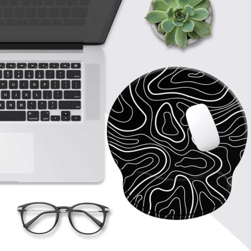Mouse Pads for Desk, Ergonomic Mouse Pad with Wrist Rest Gaming Mousepad