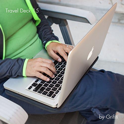 GRIFITI Home and Office Portable Travel Deck 15 Lap Desk Table 10 x 15 x 0.25 Inch for Laptop, Lapboards, Computer, Notebooks, Mechanical Keyboard Platform, Ipads, and Writing Boards