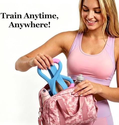 Figure 8 Resistance Band with Handles, Elastic Bands for Working Out,Arm,Back,Shoulder Training Elastic Ropes