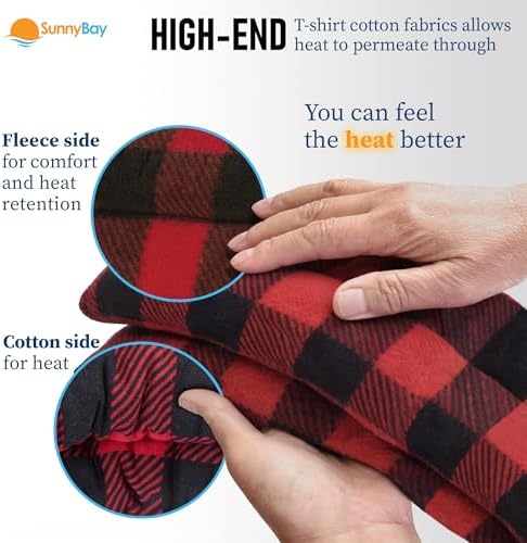 SunnyBay Lavender Heating Pad, Neck and Shoulder Wrap, 26x5 inch