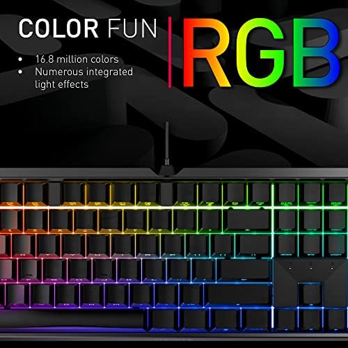 Cherry MX 3.0S Wired Mechanical Gaming Keyboard MX2A Silent RED Switches