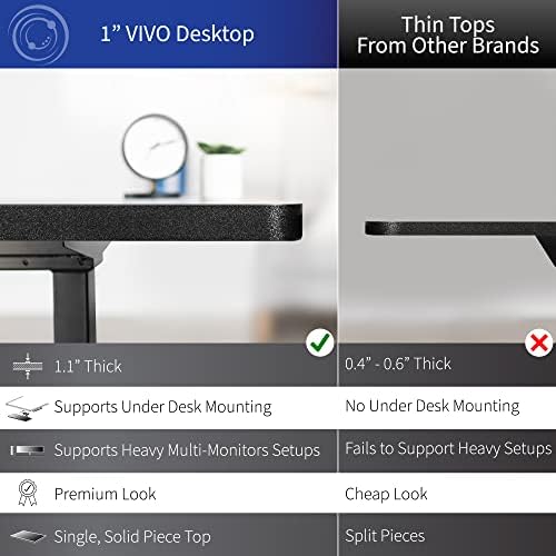 VIVO Light Wood 71 x 30 in Standing Desk, DESK-KIT-E2W7C