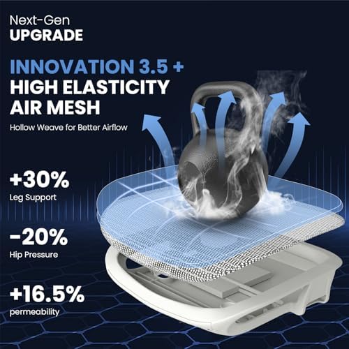 MOJAY Ergonomic Office Chair with Footrest and Lumbar Support