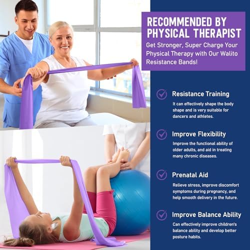 Resistance Bands for Working Out, Stretch Bands for Exercise, Yoga, Pilates