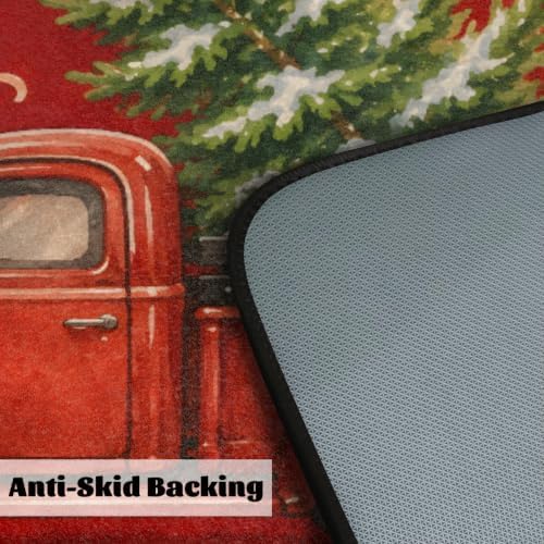 Christmas Door Mat Non-Slip Kitchen Rug Entrance Welcome Mat C-5
