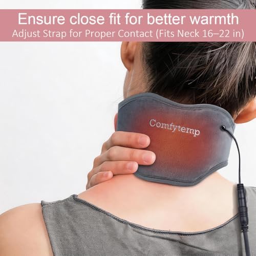 Neck Heating Pad, USB Wearable Heating Pad, Heated Neck Wrap for Warmth