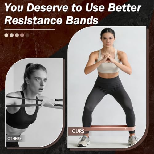 Resistance Bands for Working Out, 5 Levels Exercise Bands Set