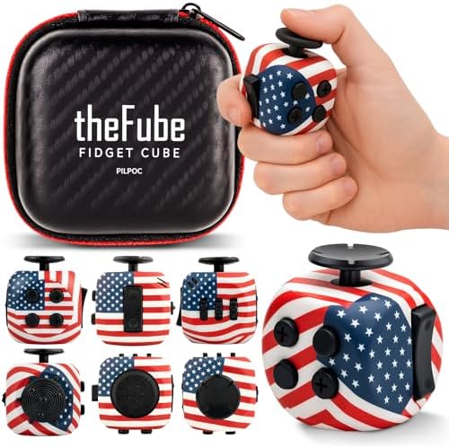PILPOC theFube Fidget Cube Infinity Cube for Adults & Kids (Starwave Trio)