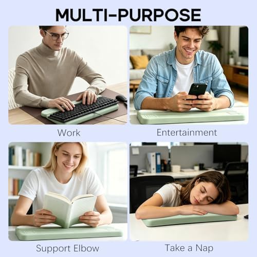 Wrist Rest with Keyboard Stand, Ergonomic Memory Foam Wrist Support