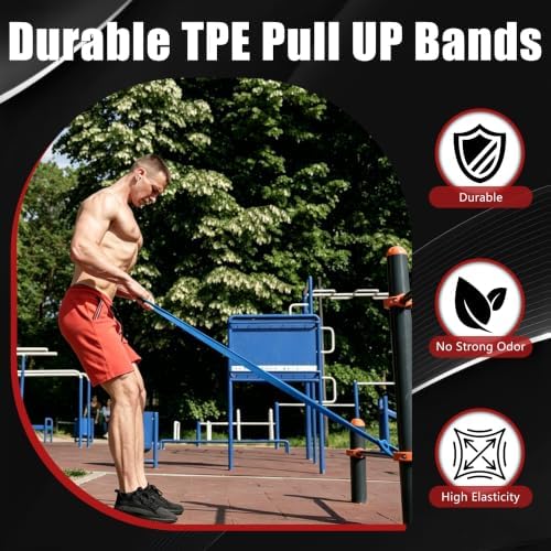 Resistance Bands with Door Anchor, Pull Up Assistance Bands for Working Out
