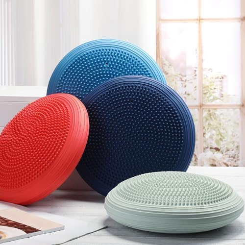 Libima 4 Pcs Wiggle Seat Inflated Wobble Cushion for Kids