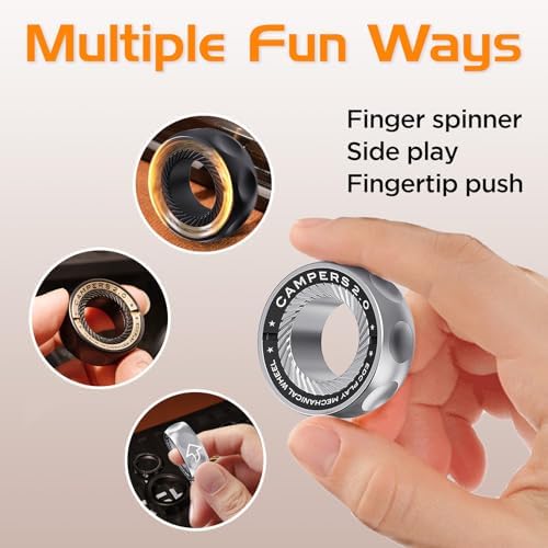 Magnetic Fidget Ring Spinner–DIY Mechanical EDC Toy for Adults