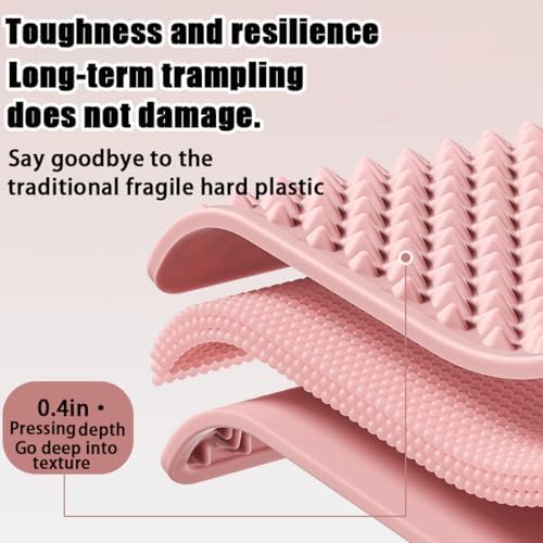 LmlJoo Silicone Cushion Portable Foot Reflexology Pad Foldable Foot Massage Mat Pressure Point Massage Mat Anti-Fatigue Standing Desk Standing Pad Relieves Foot Pain