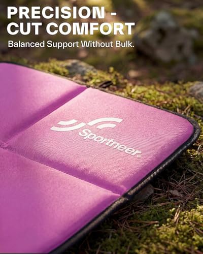 Sportneer Sitting Pad, Lightweight Waterproof Folding Seat Pad for Backpacking, 15.75'' x 15.75'' Portable Camping Seat Mat for Hiking, Picnics & Outdoor Use